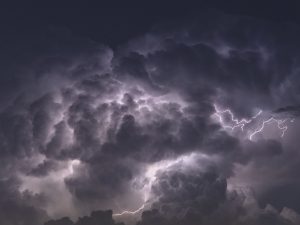 Illuminated Cloud Formation