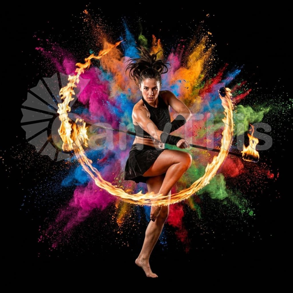 
									Fire Dance — Flame Choreography at 1/8000s