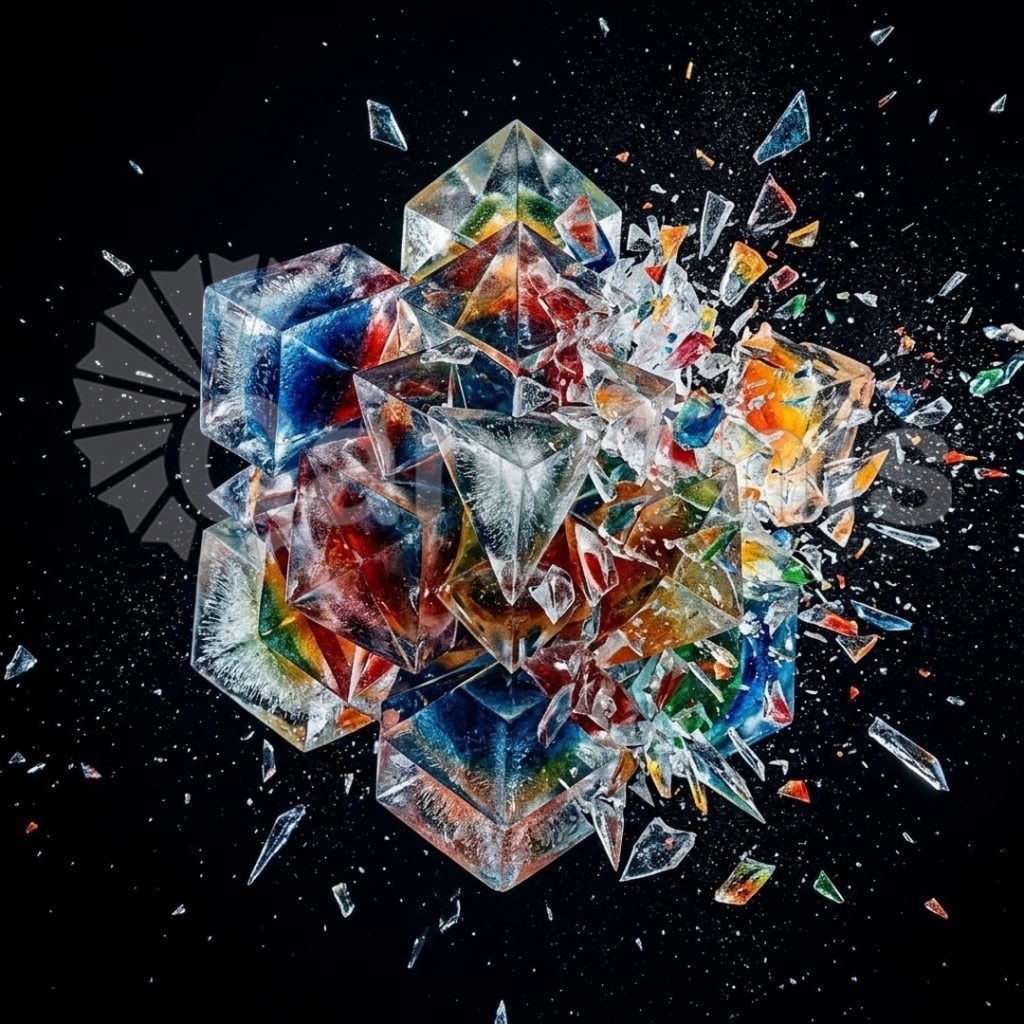 
									Ice Geometry — Frozen Lake Crystal Architecture
