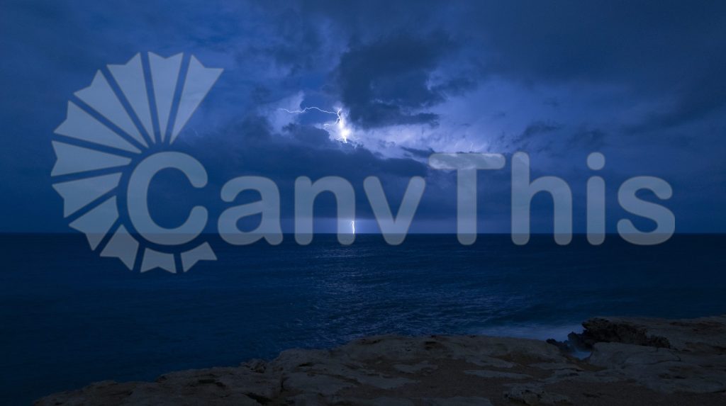 
									Lightning Through Cloud