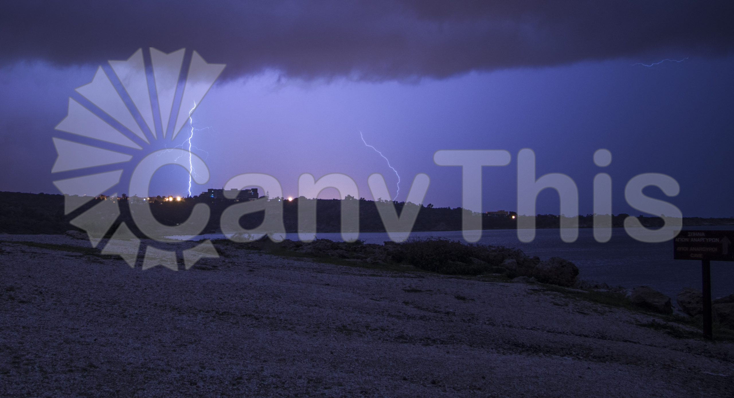 286. Coastal Lightning Storm_watermarked