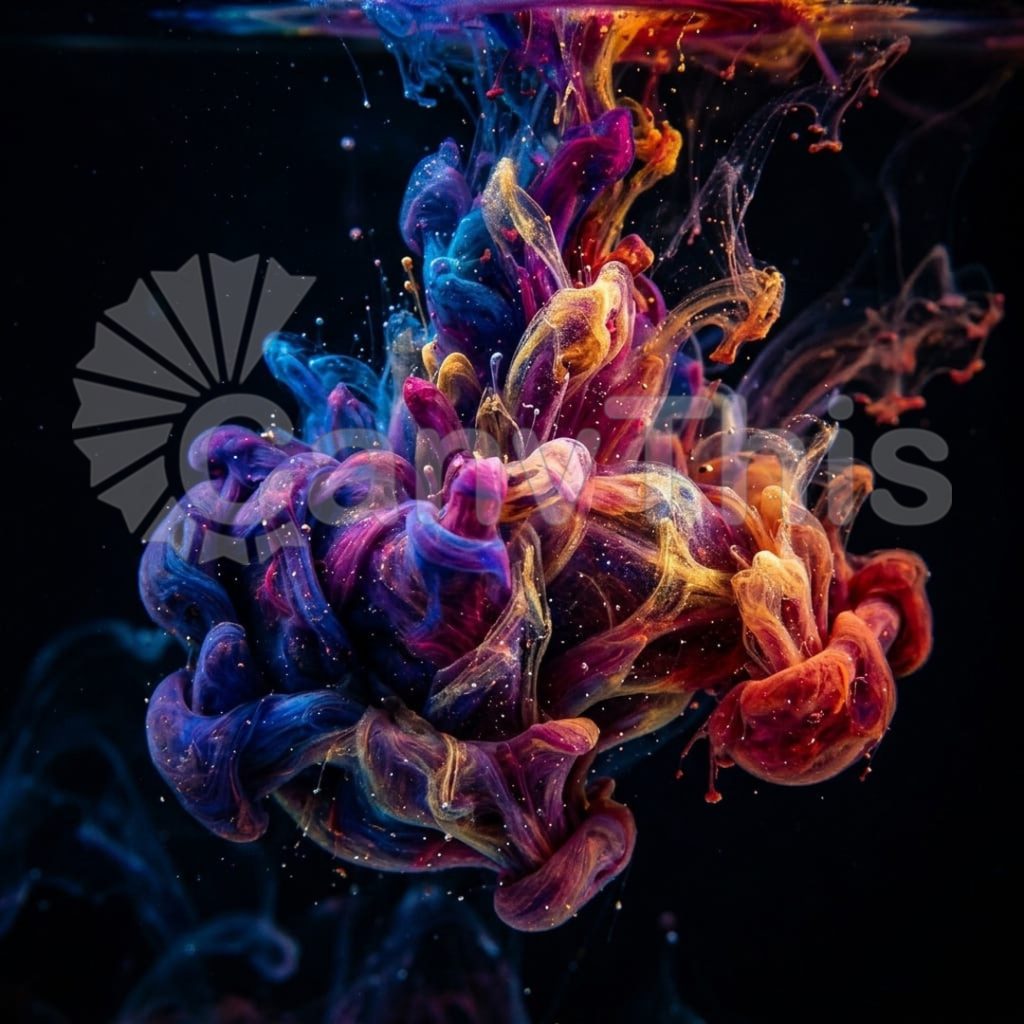 
									Nebula Ink — Galactic Abstraction in Ink