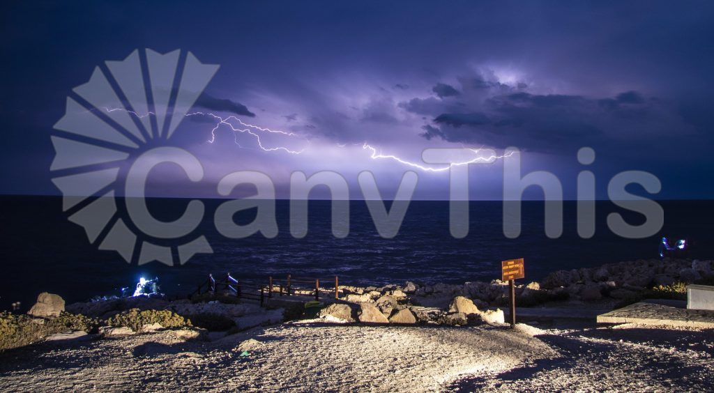 
									Jagged Lightning Bolt Across The Sky