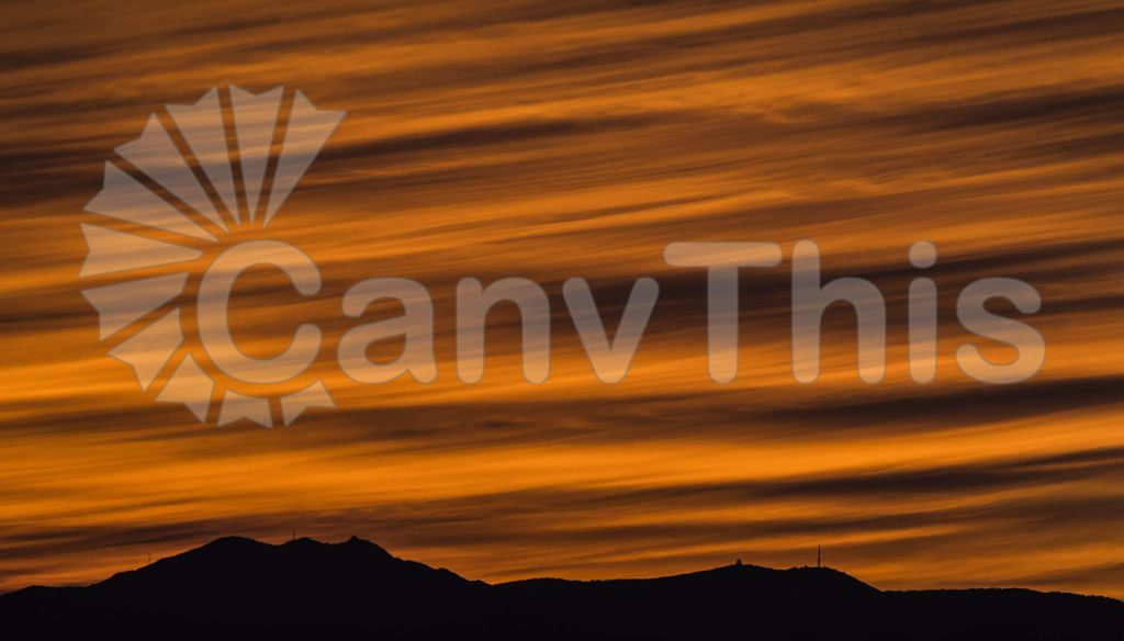 
									Orange Hued Sunset Sky