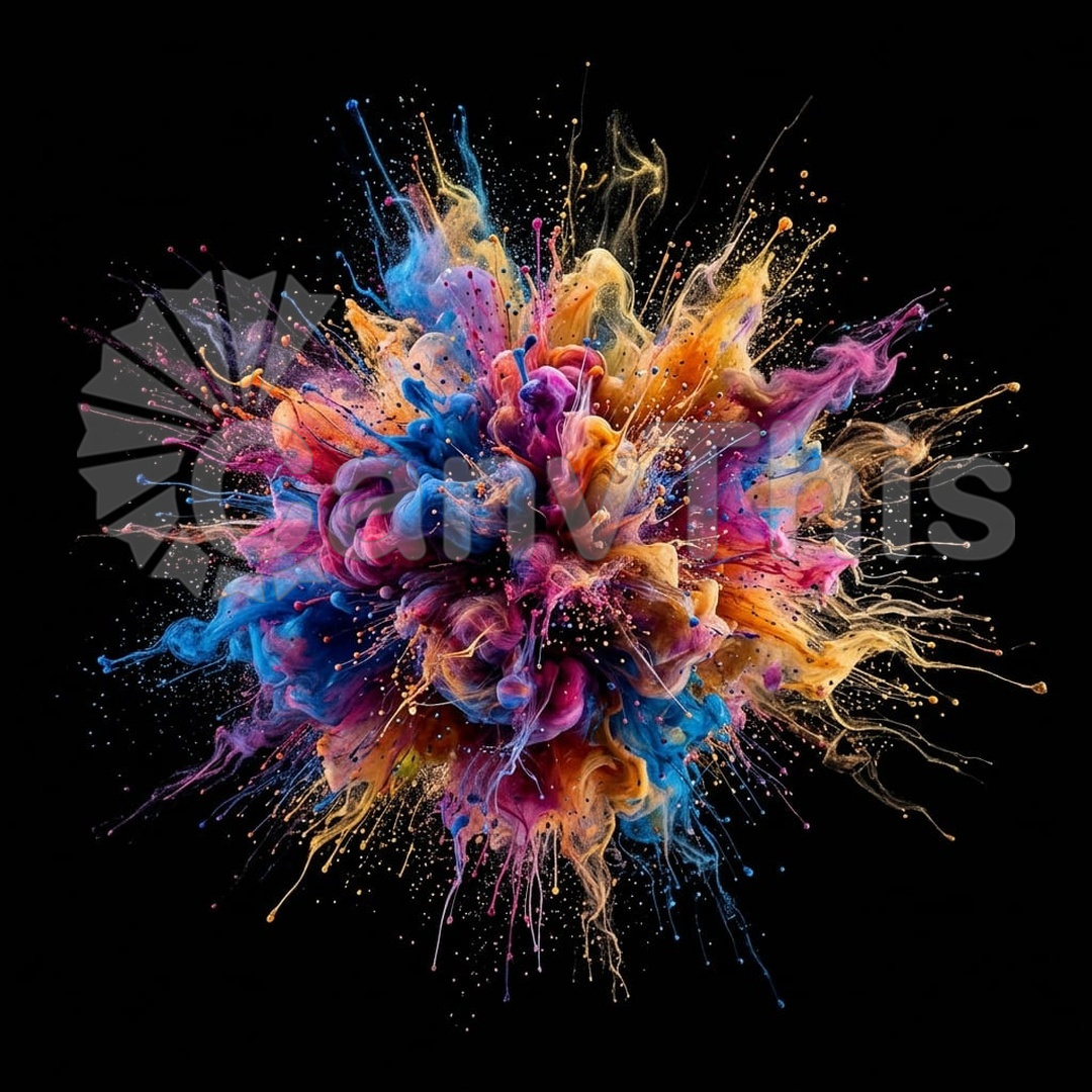 3_Golden Ink Bloom — 24K Gold Ink in Water_watermarked