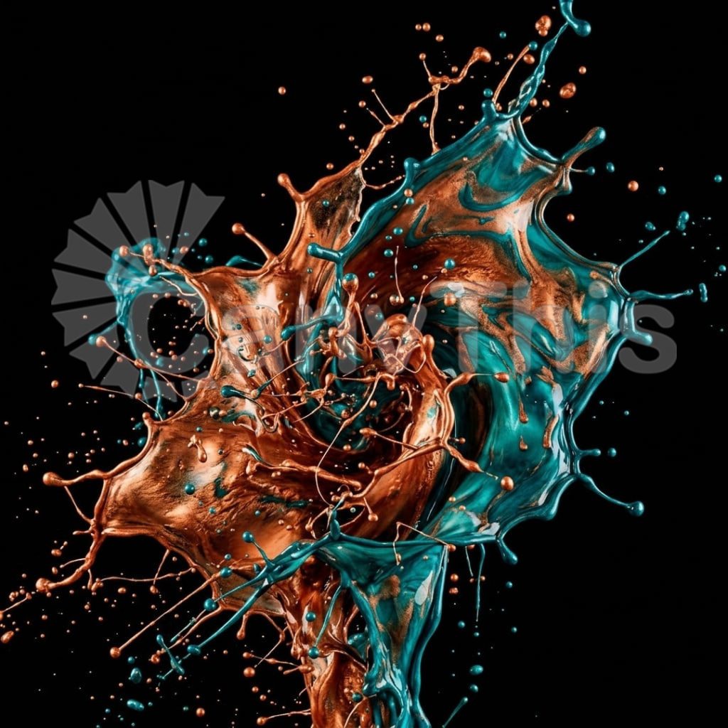 
									Copper & Teal — Electrodeposition Surface Study