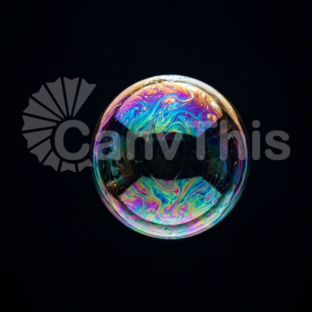 
									Soap Bubble Iridescence — Newton’s Ring Formation