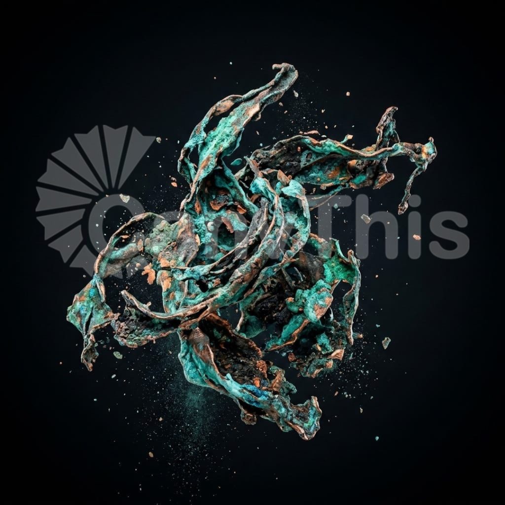 
									Oxidised Copper Patina — Aged Metal Abstract