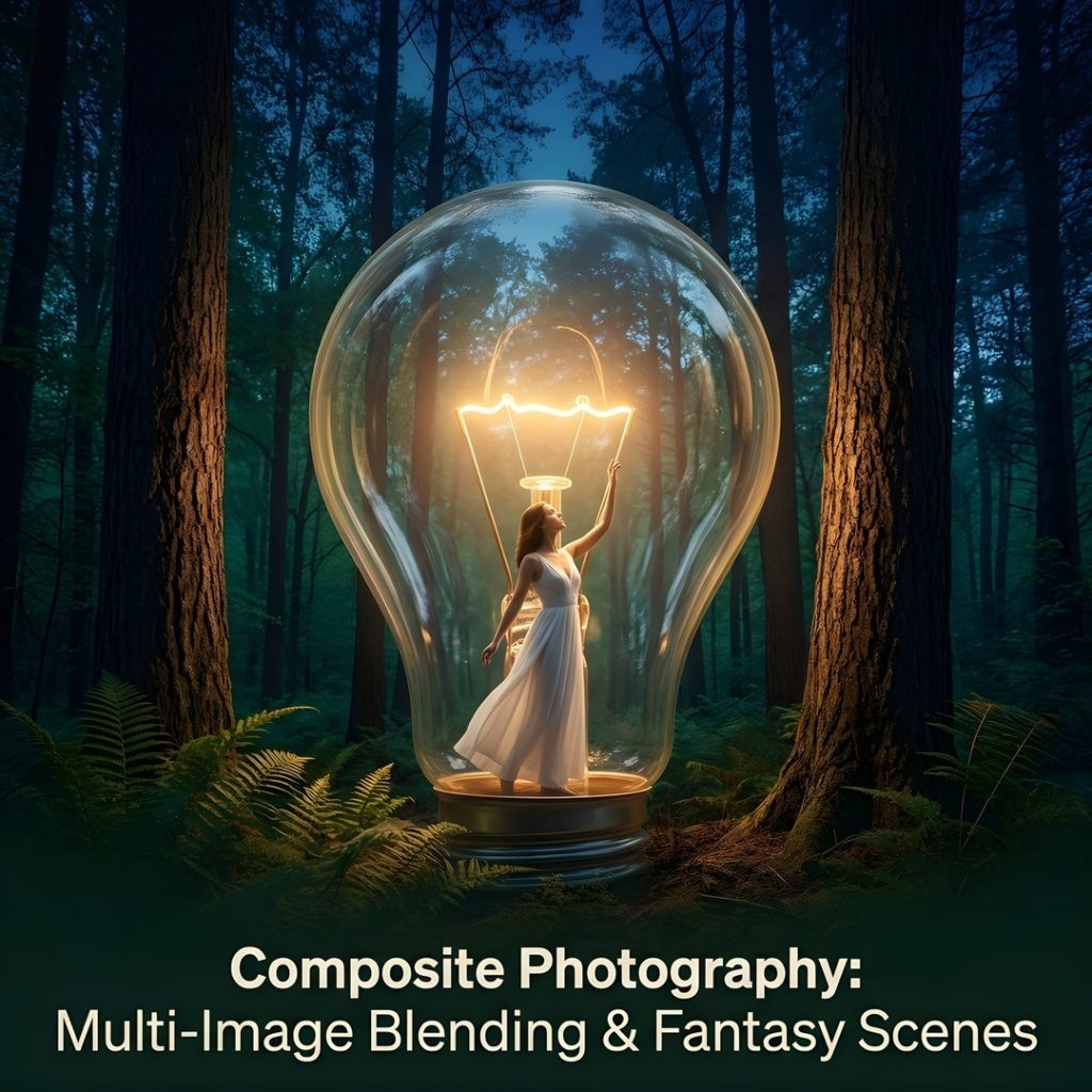 
									Composite Photography: Multi-Image Blending & Fantasy Scenes