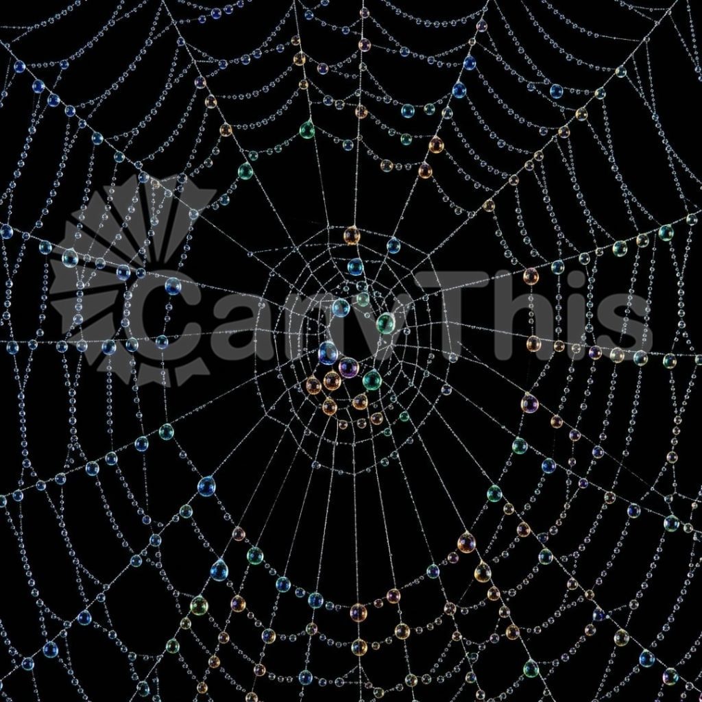 
									Spider Web Dew — Dawn Moisture Geometry