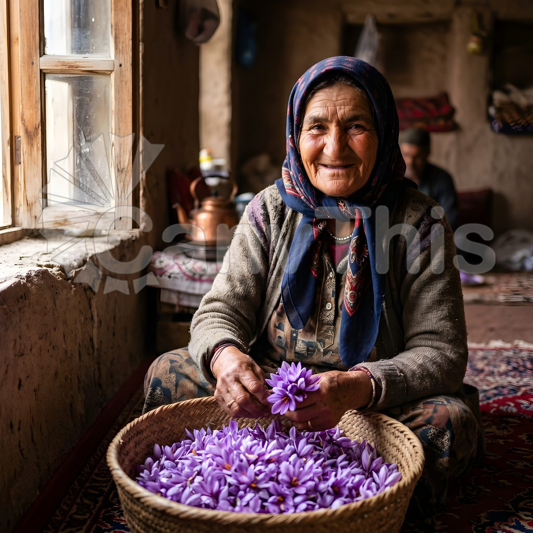 10. Iranian Crocus Picker — Saffron Harvest_watermarked