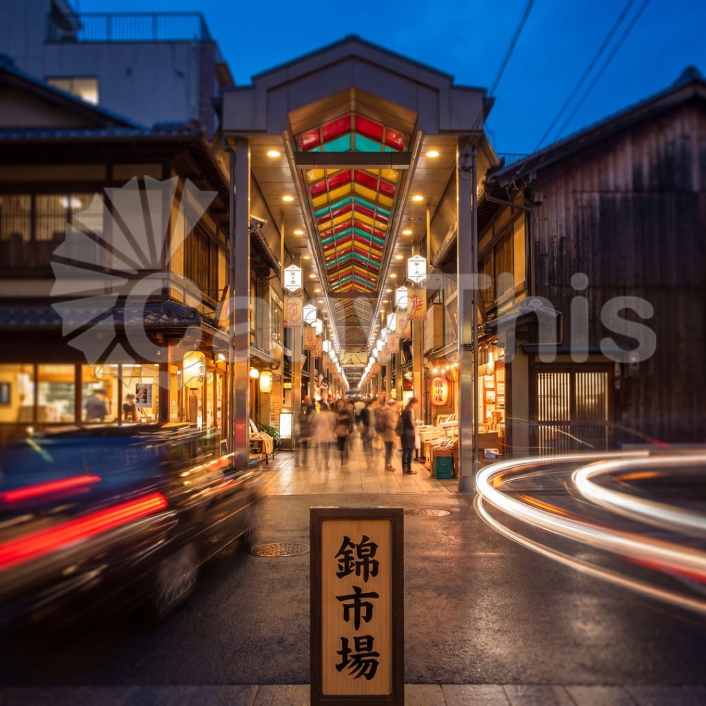 
									Kyoto Nishiki Market — Five Block Covered Arcade