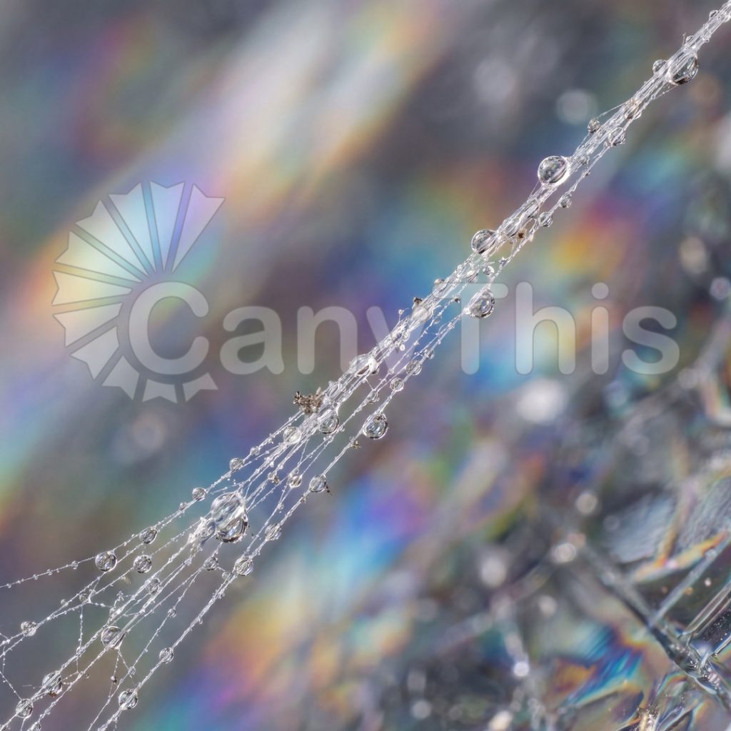 
									Spider Silk Dragline — Supercontraction at 6:1 Macro