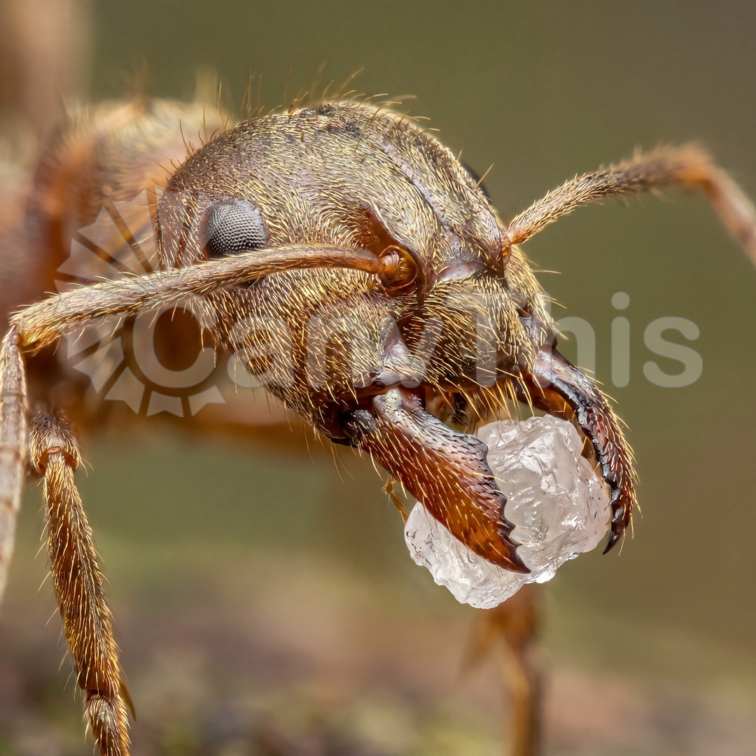 10_Ant Carrying — Leafcutter Macro Study_watermarked