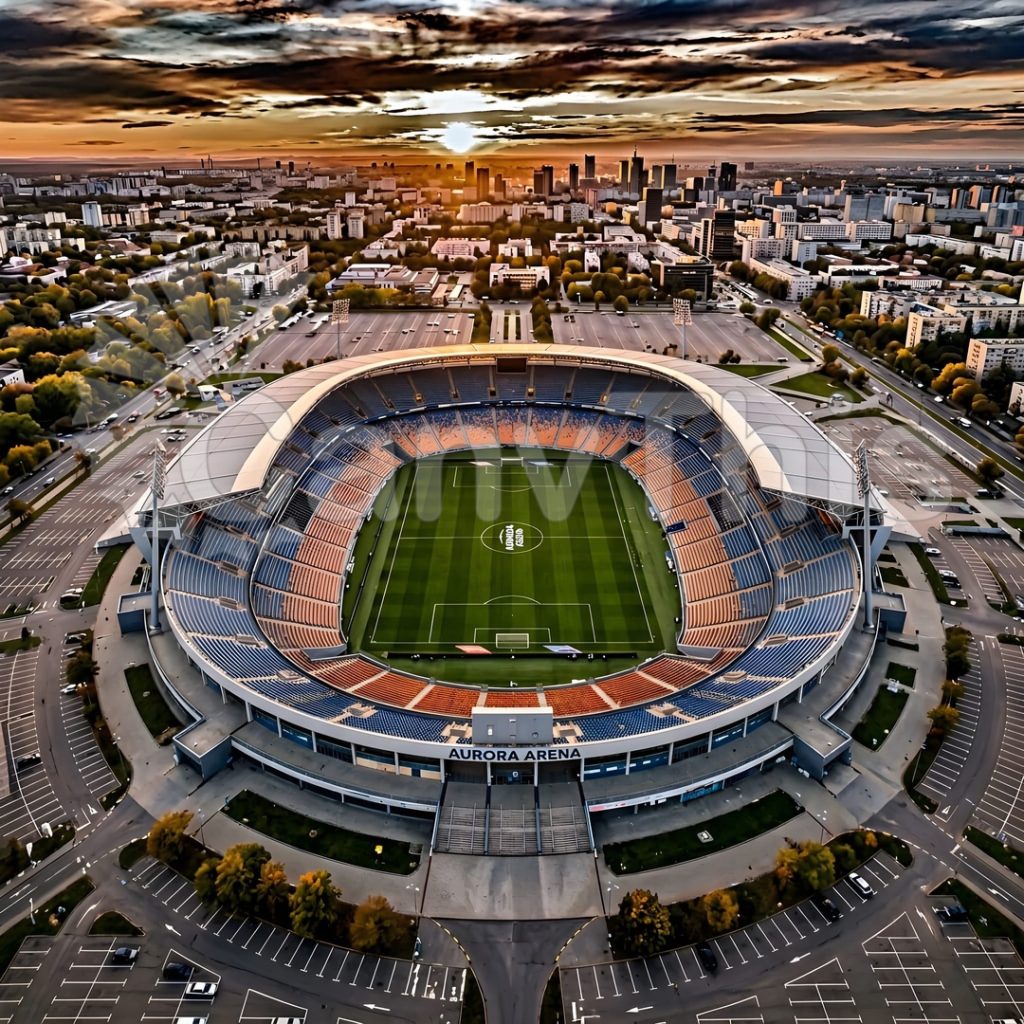
									Stadium Empty — Wembley Aerial Study