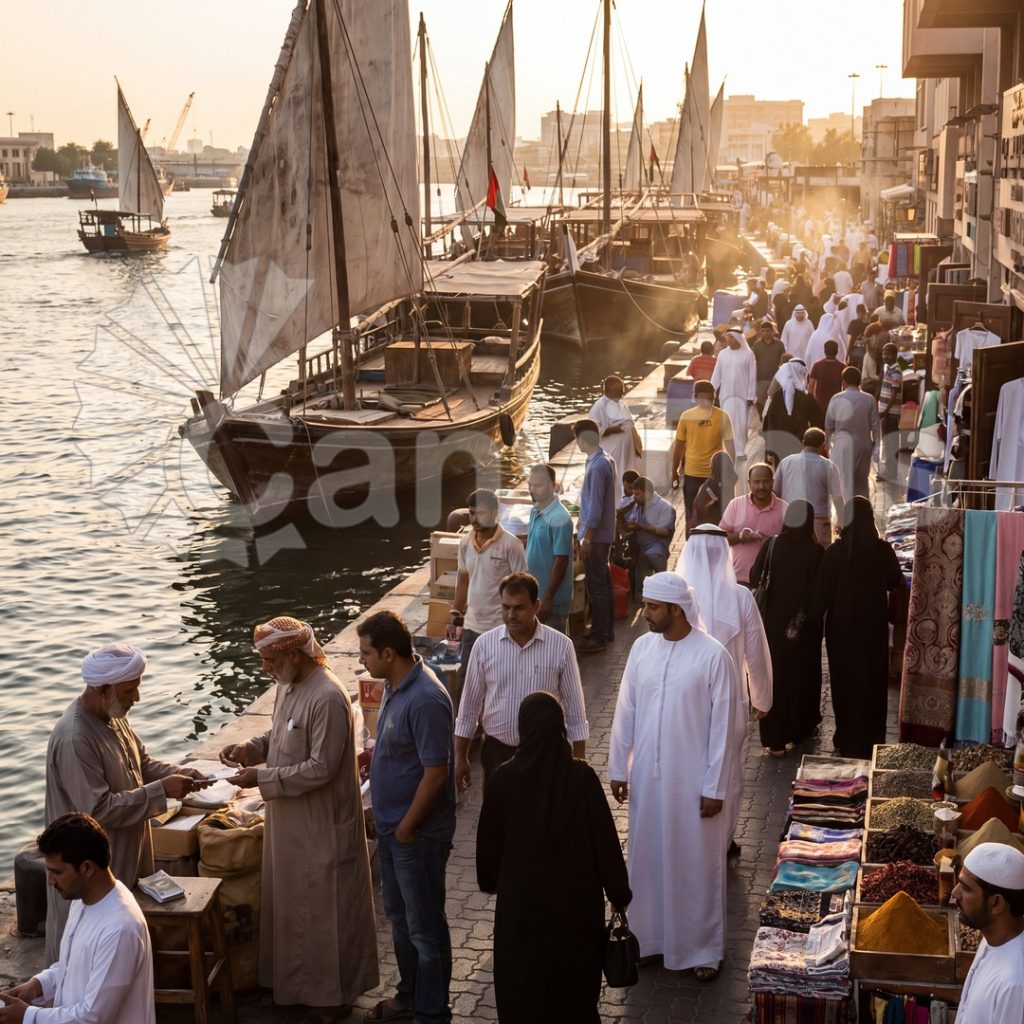 
									Dubai Creek Dhow — Traditional Sailing