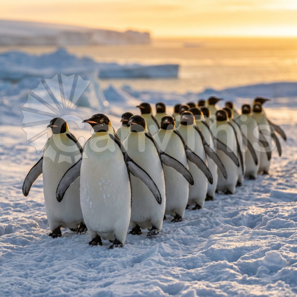 
									Penguin March — Emperor Colony Aerial