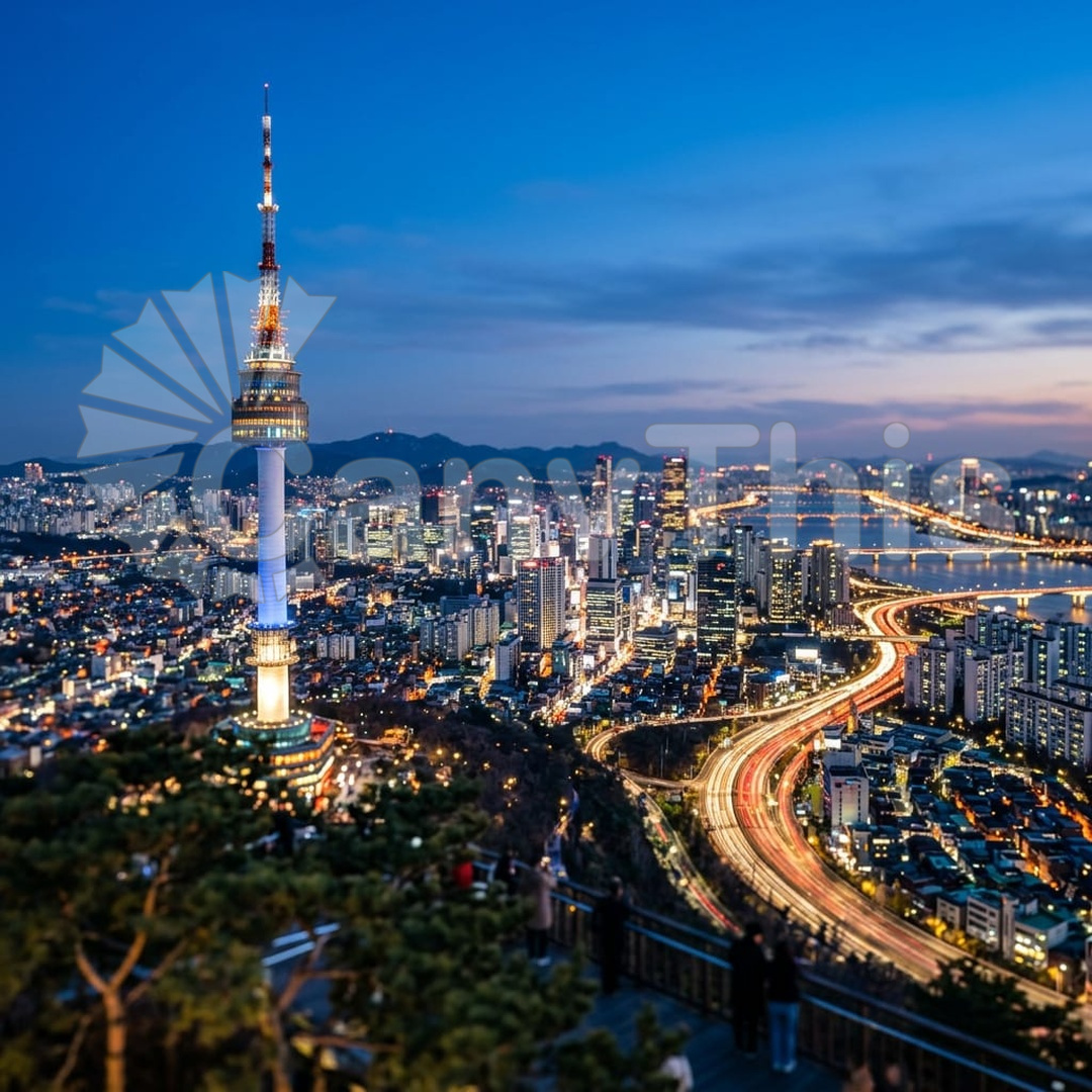 24. Seoul Namsan Tower — Night City Panorama_watermarked