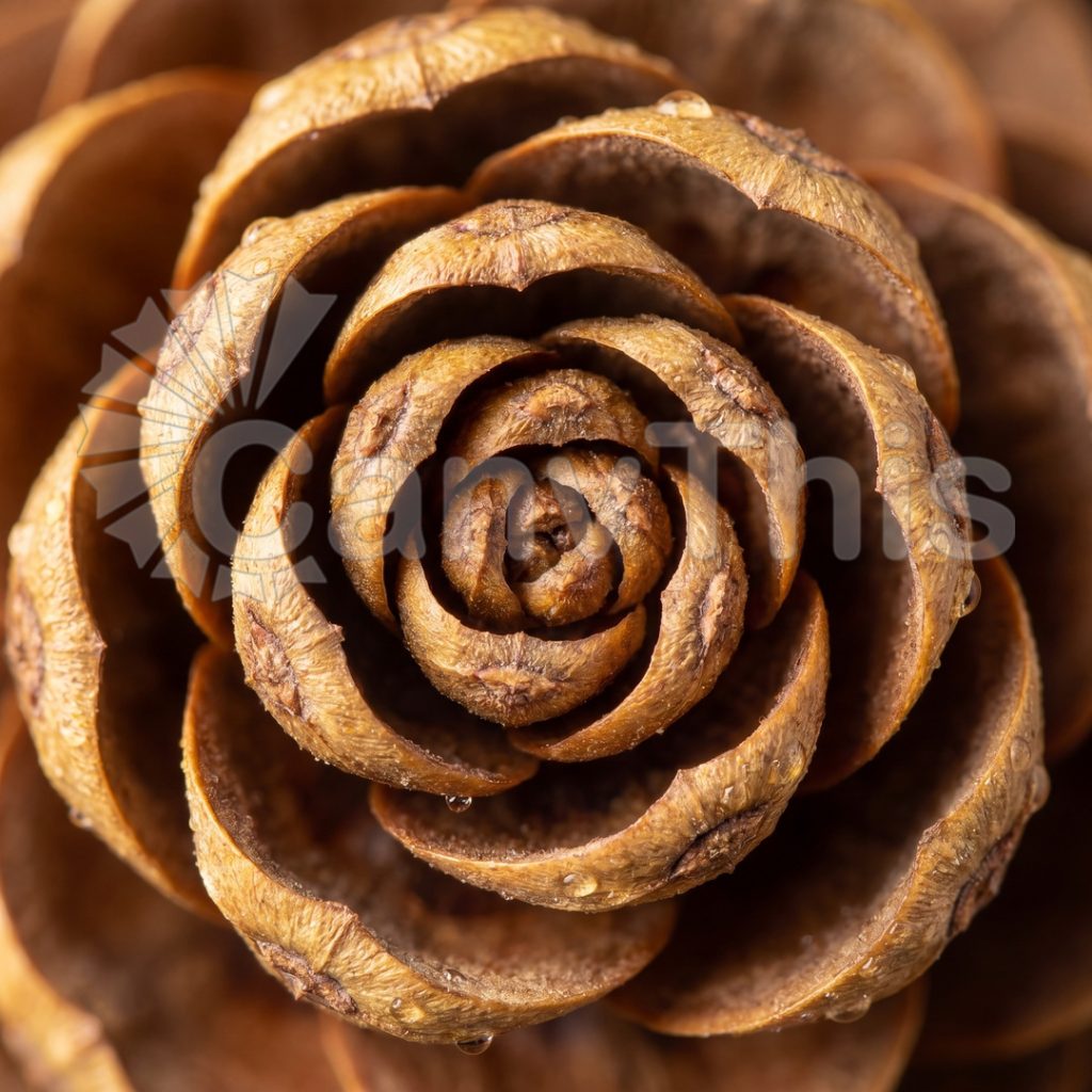 
									Pine Cone Fibonacci — Pinus sylvestris Macro