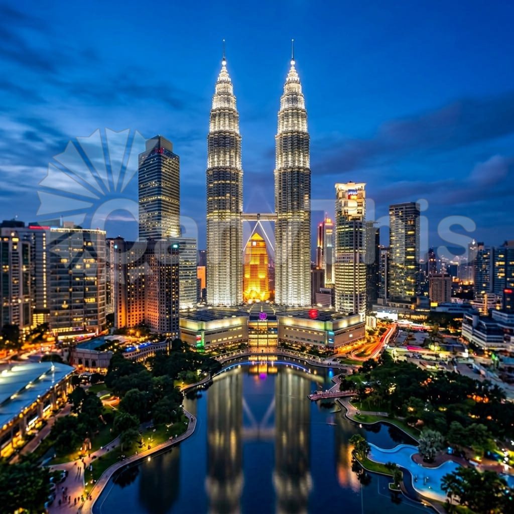 
									Petronas Towers — Kuala Lumpur Symmetry