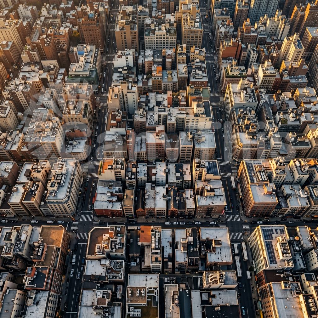 
									Urban Rooftop Patterns — London Aerial Study