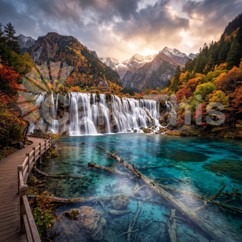 
									Jiuzhaigou — Five Flower Lake Autumn