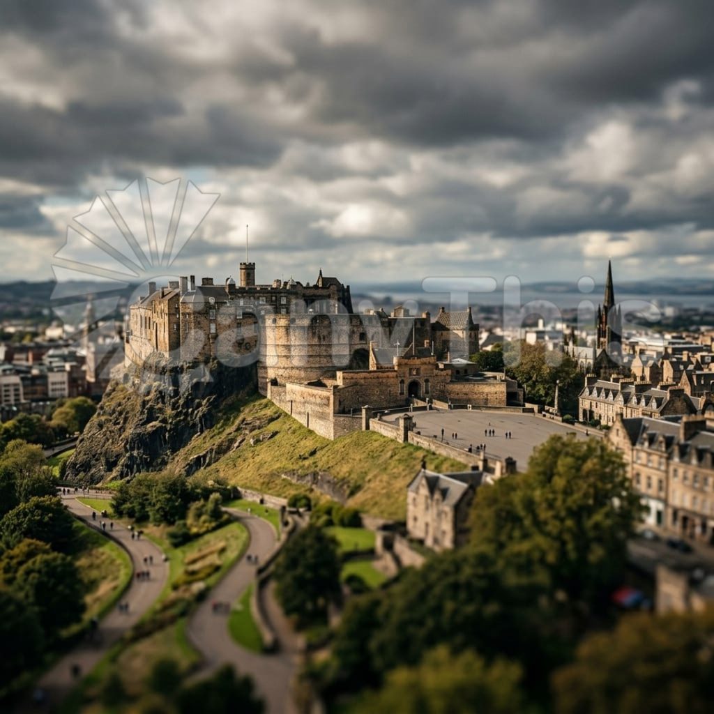 
									Edinburgh Castle — Scott Memorial Winter