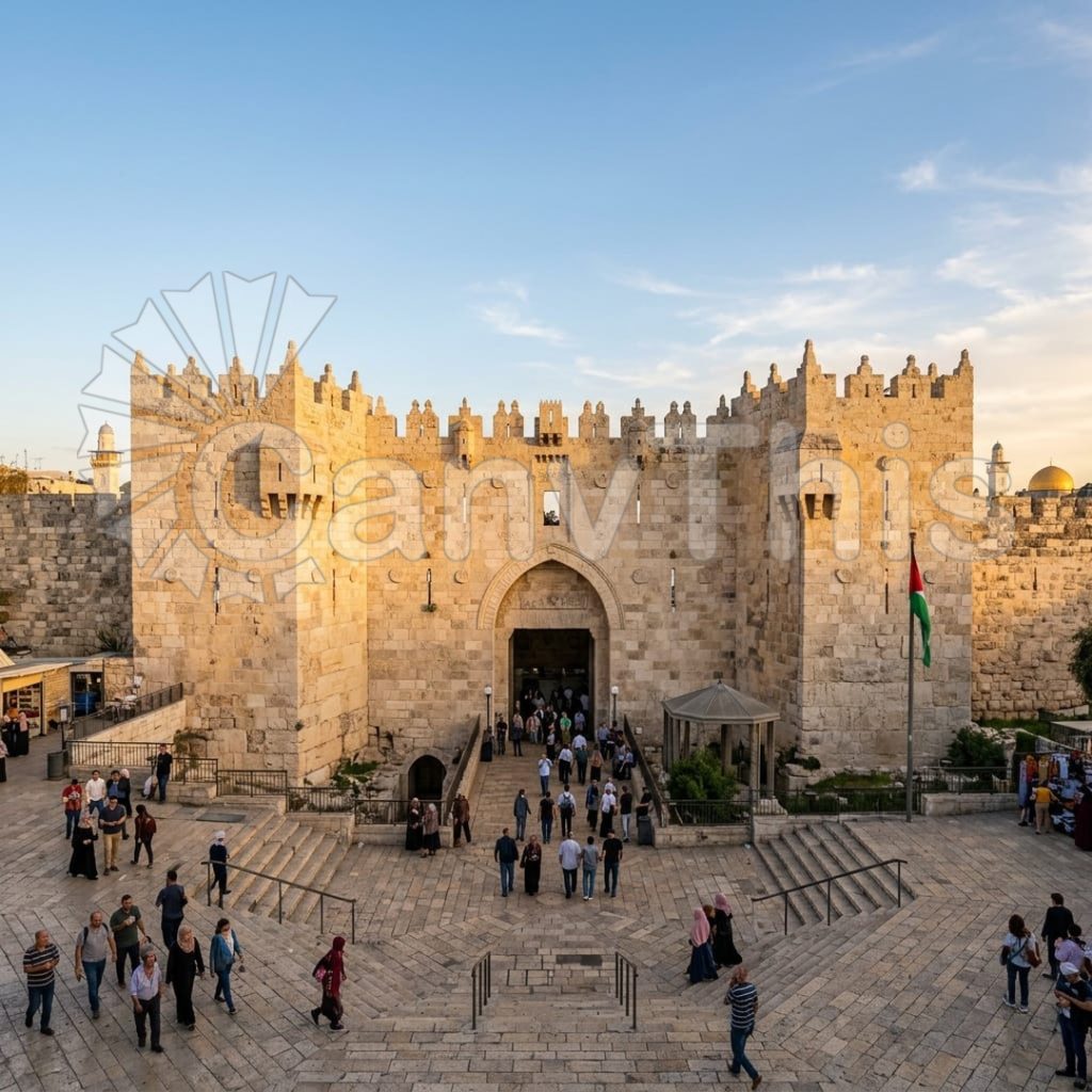 
									Damascus Gate — Jerusalem Old City