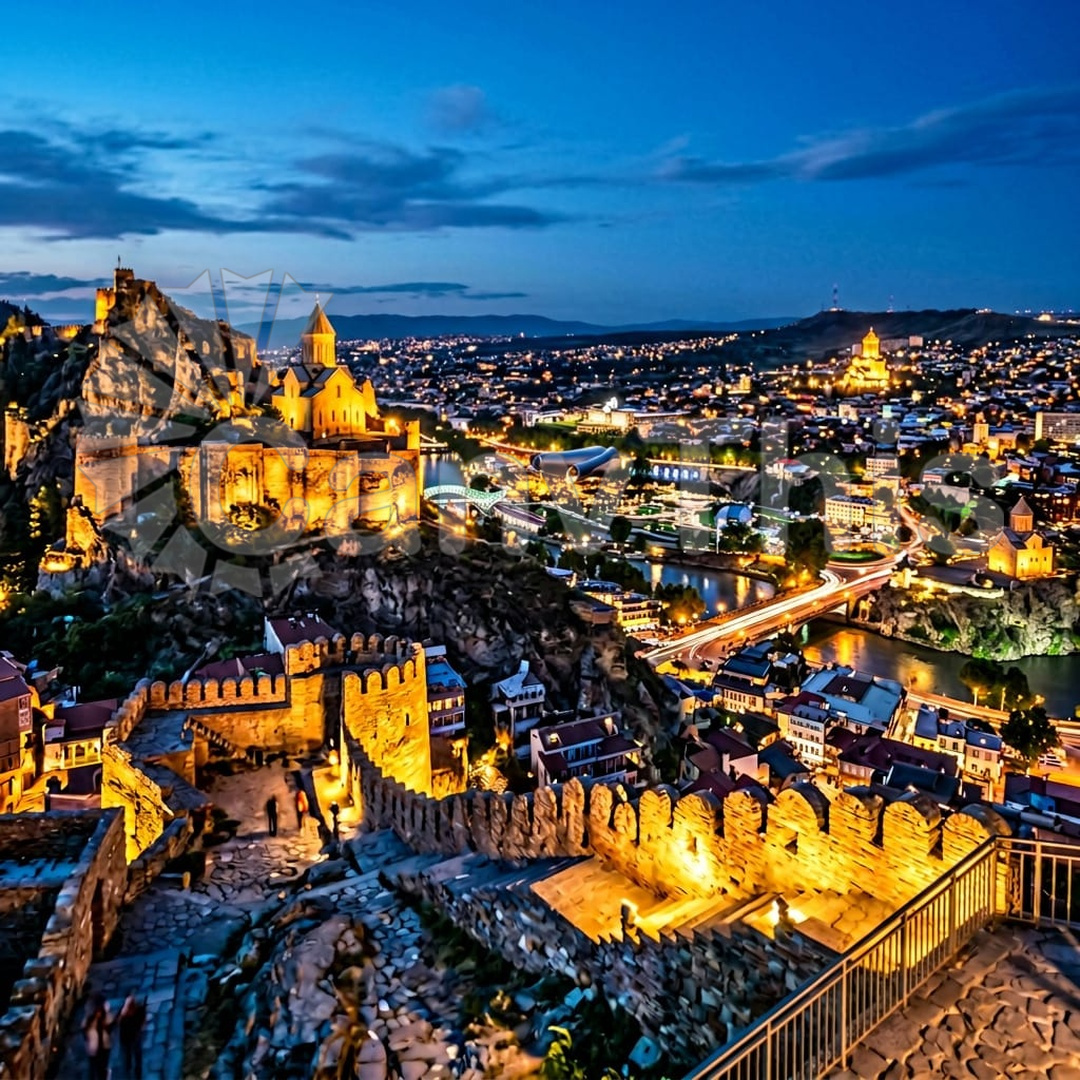 45. Narikala Fortress — Tbilisi Balcony Houses_watermarked