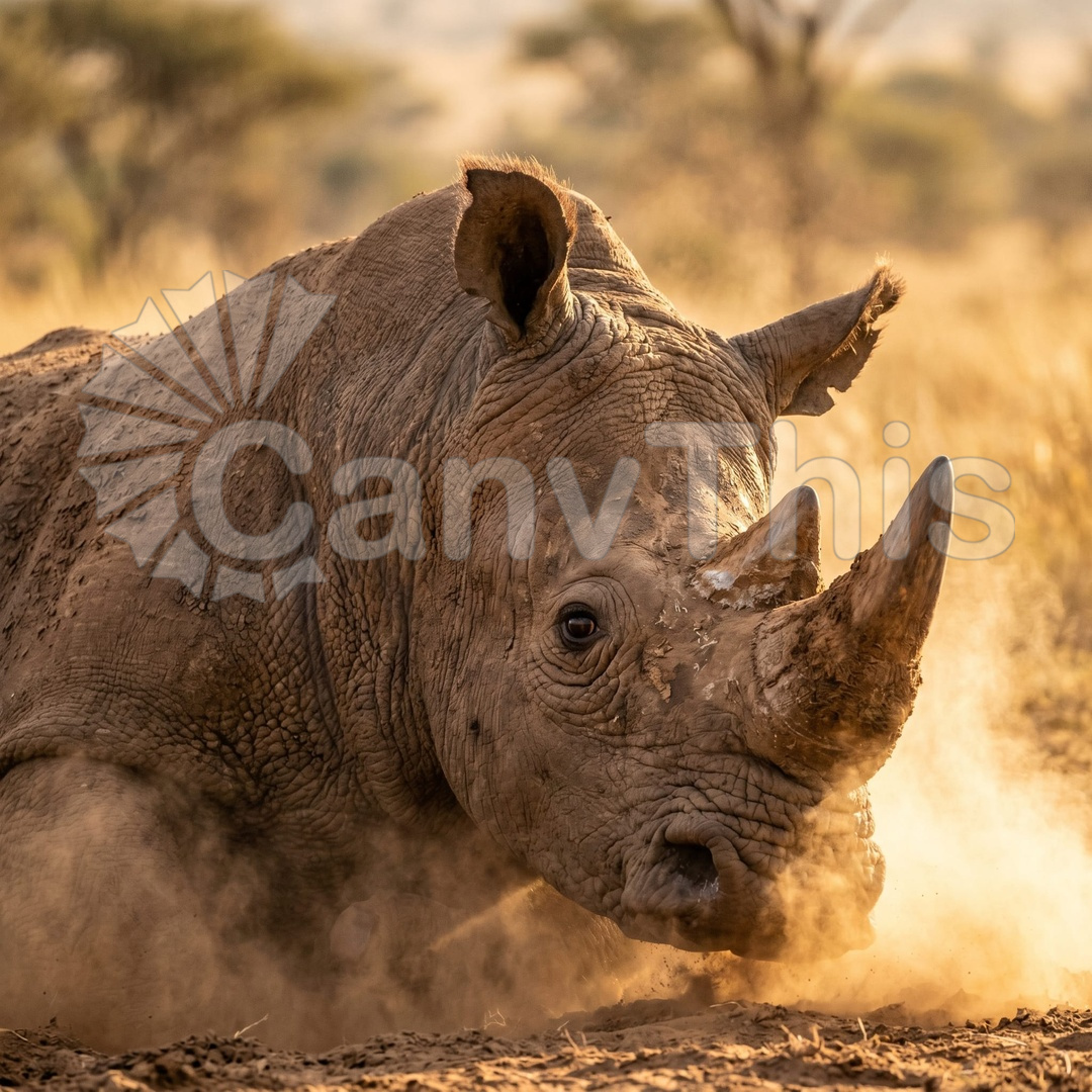 45_Rhino Dust Bath — White Rhino Kruger_watermarked