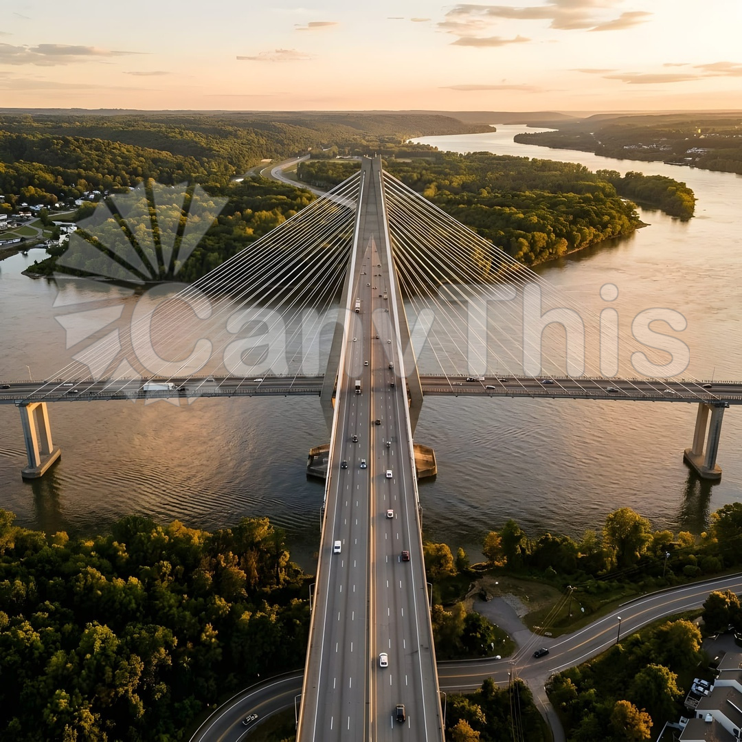 48. Bridge Symmetry Millau Viaduct Aerial_watermarked