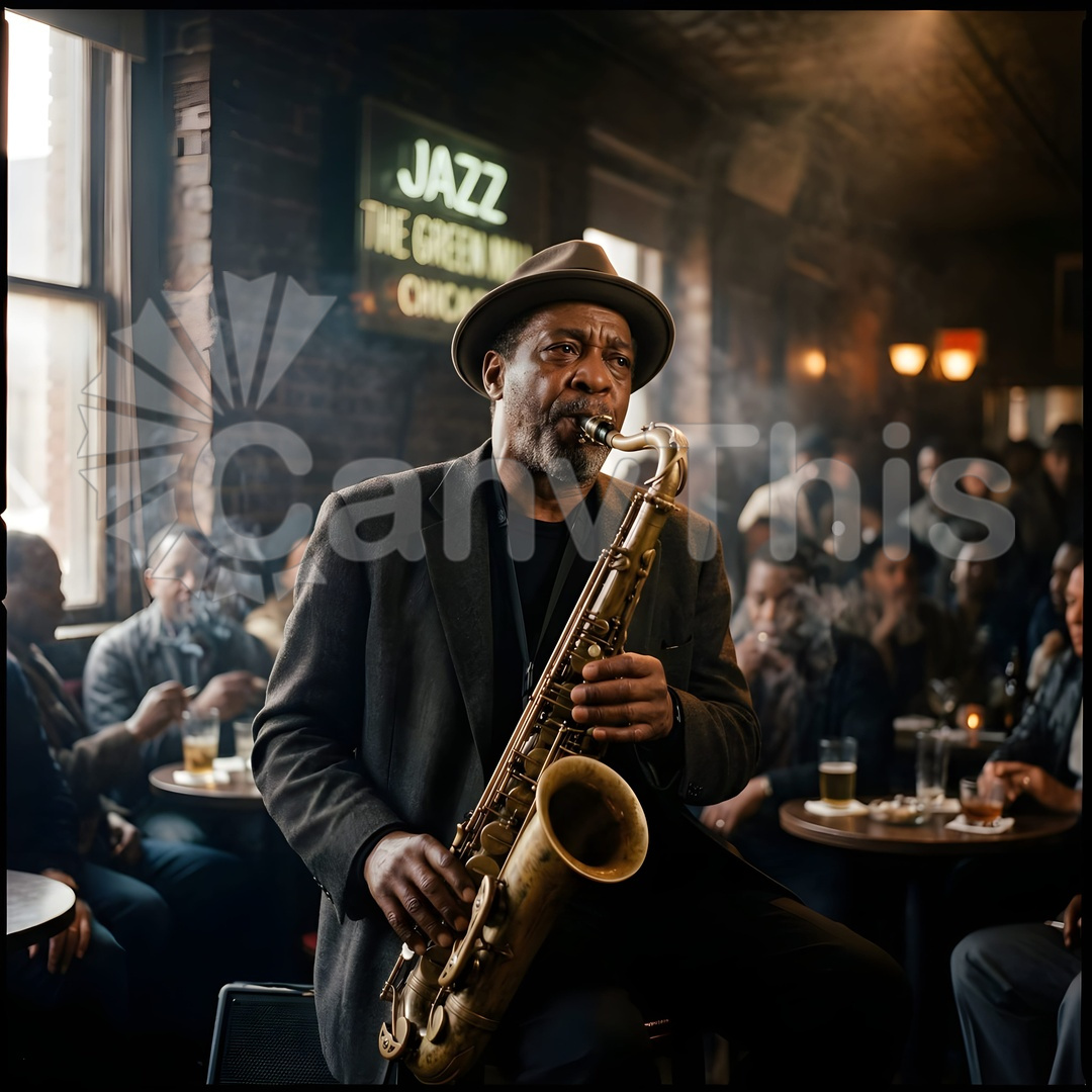 48. Chicago Jazz Club — Upright Bass at Midnight_watermarked