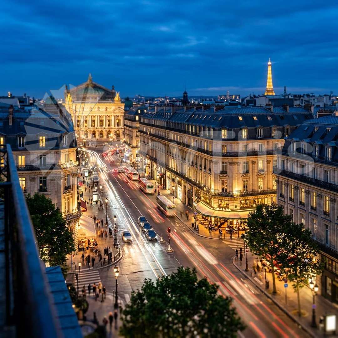5. Paris Haussmann — Boulevard Saint-Germain Dawn_watermarked