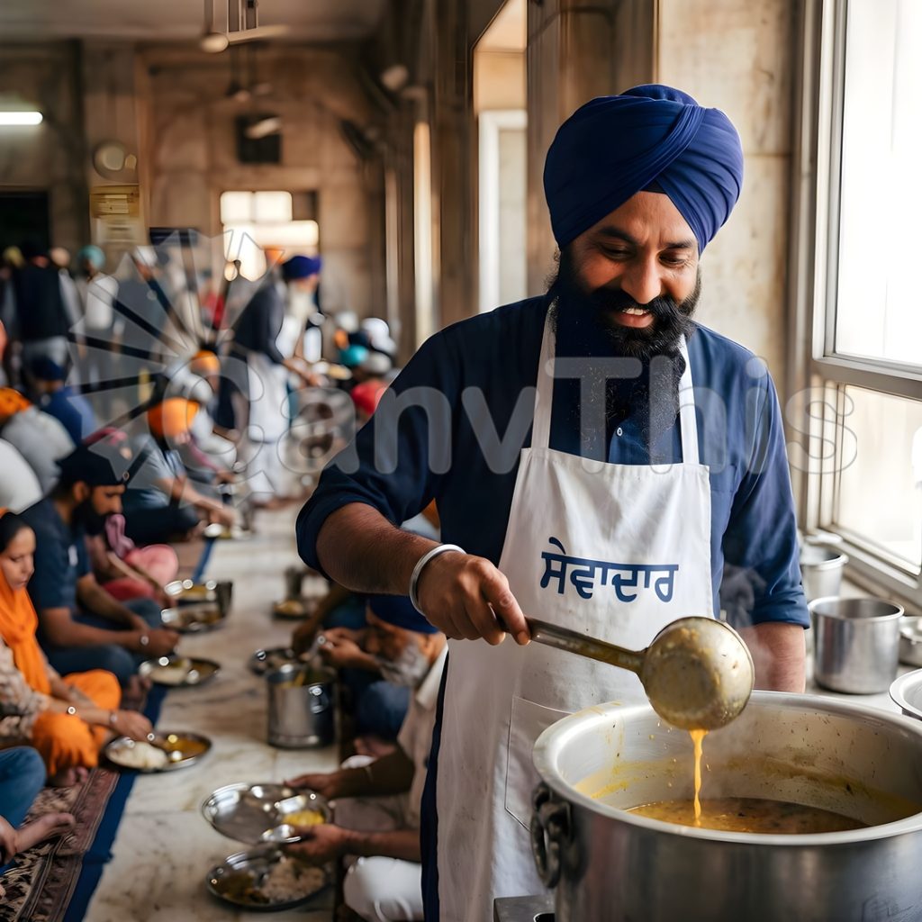 
									Golden Temple Langar — Sikh Service Portrait