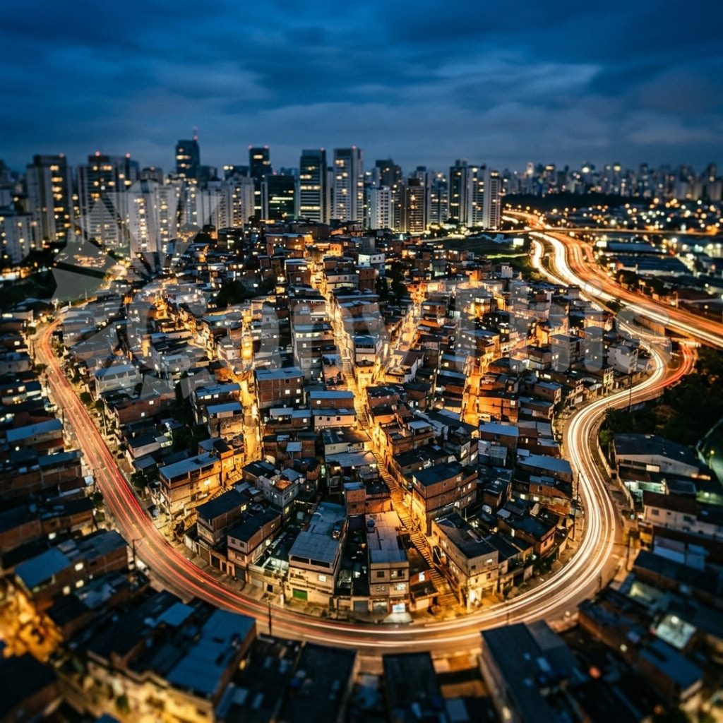 
									São Paulo Paraisópolis — Aerial Social Contrast