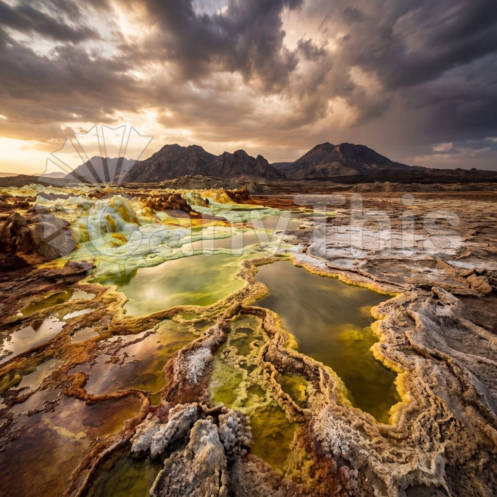 
									Danakil Depression — Dallol Sulphur Springs Ethiopia