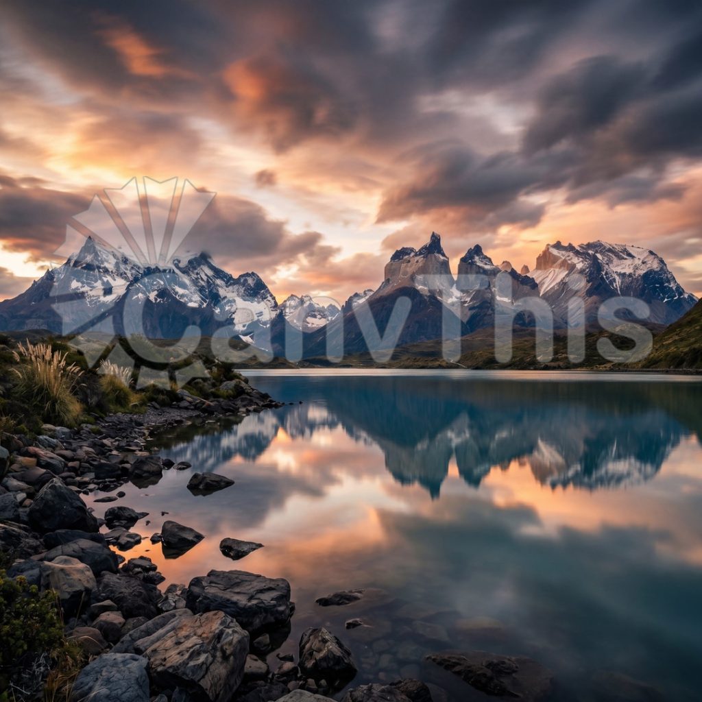 
									Torres del Paine — Cuernos Massif at Dawn