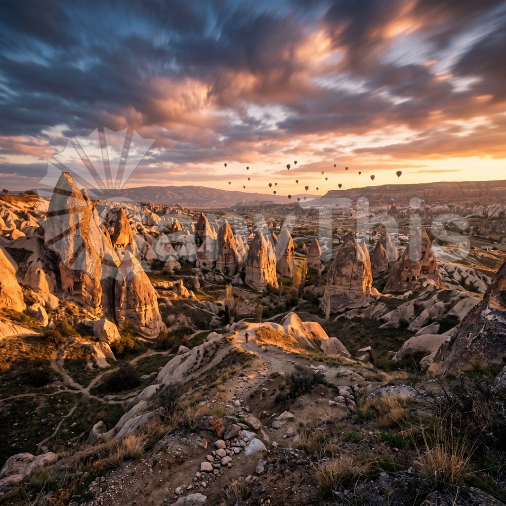 
									Cappadocia Fairy Chimneys — Göreme Valley Dus