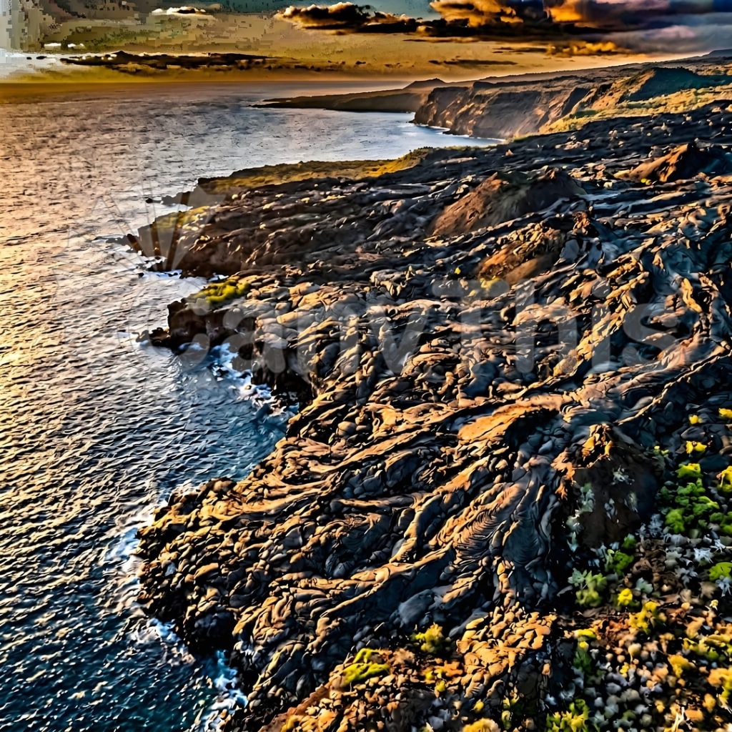 
									Galapagos Lava Flows — Multiple Eruption Layers