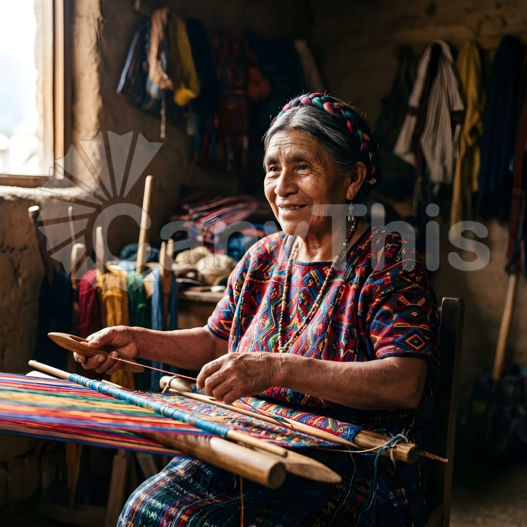 
									Guatemalan Weaver — Chichicastenango Backstrap Loom