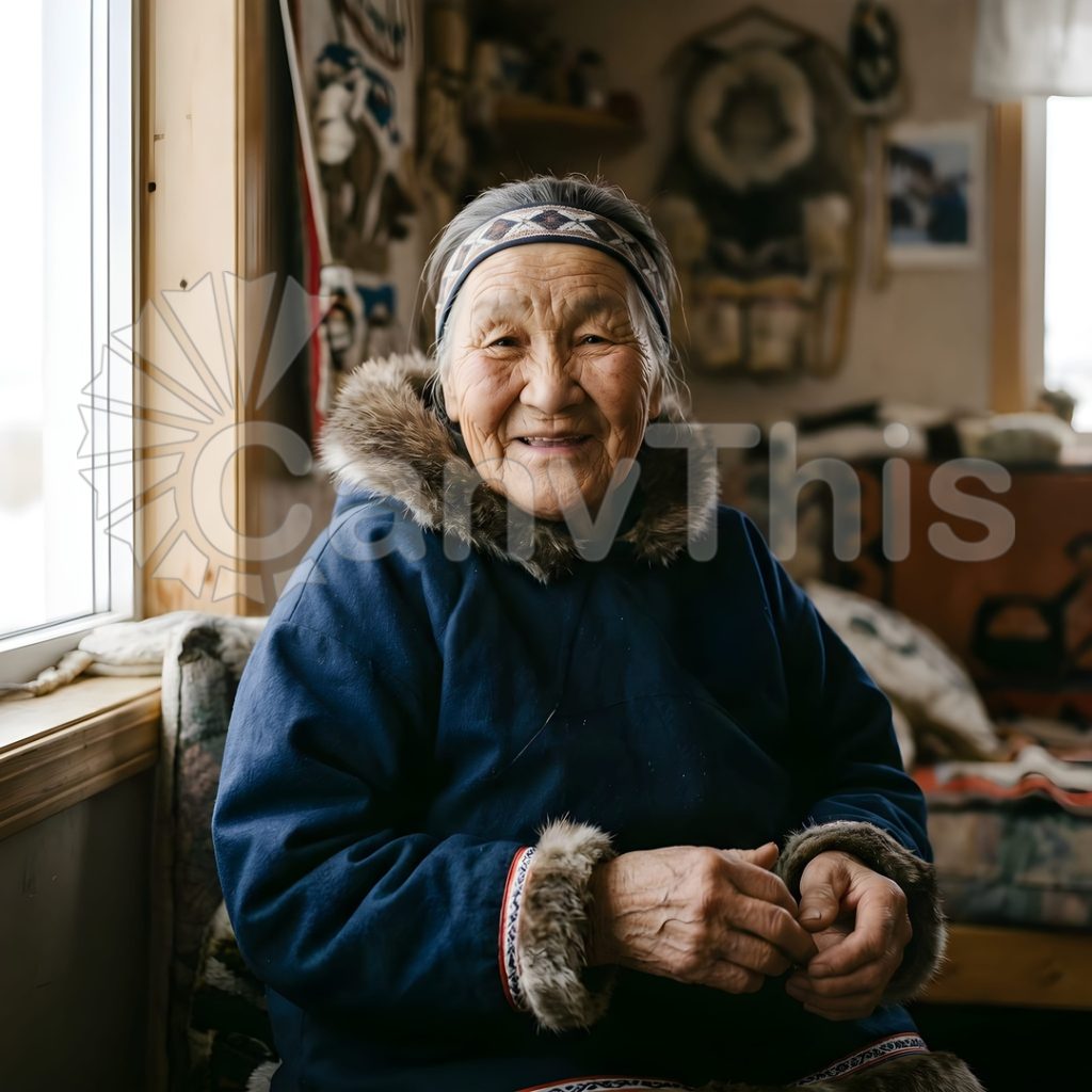 
									Inuit Elder — Nunavut Ivory Carving