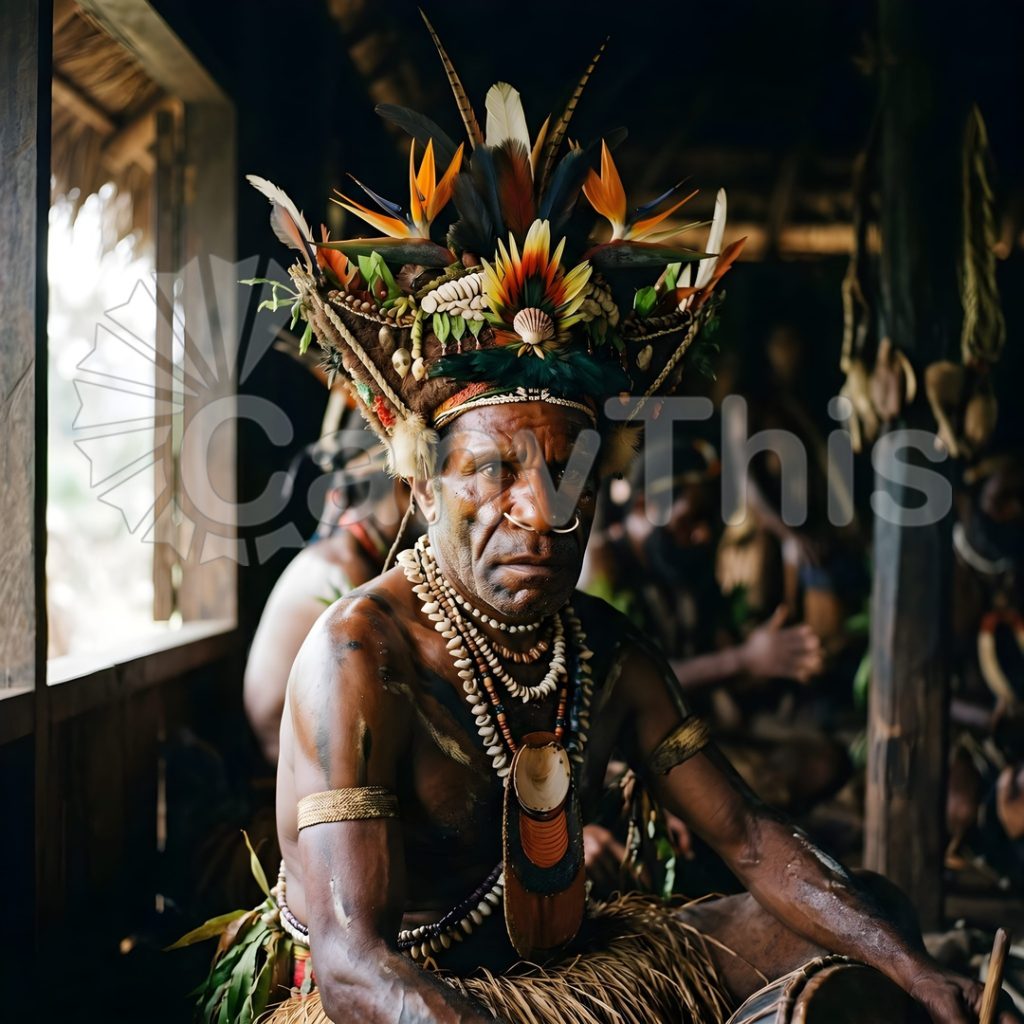 
									Papua New Guinea Sing-Sing — Headdress Ceremony