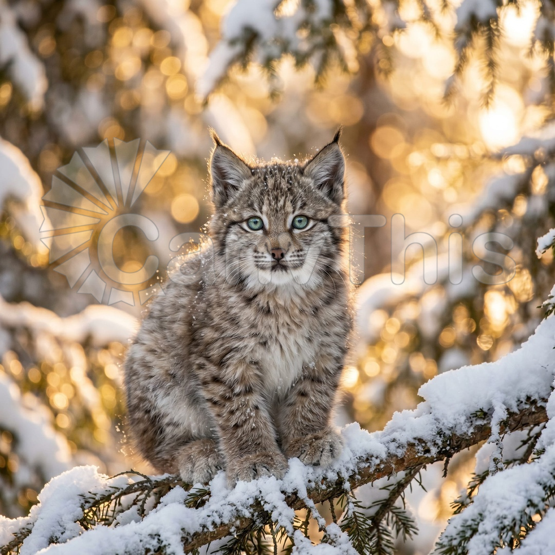 77_Lynx Kittens — Scandinavian Boreal Forest Siblings_watermarked