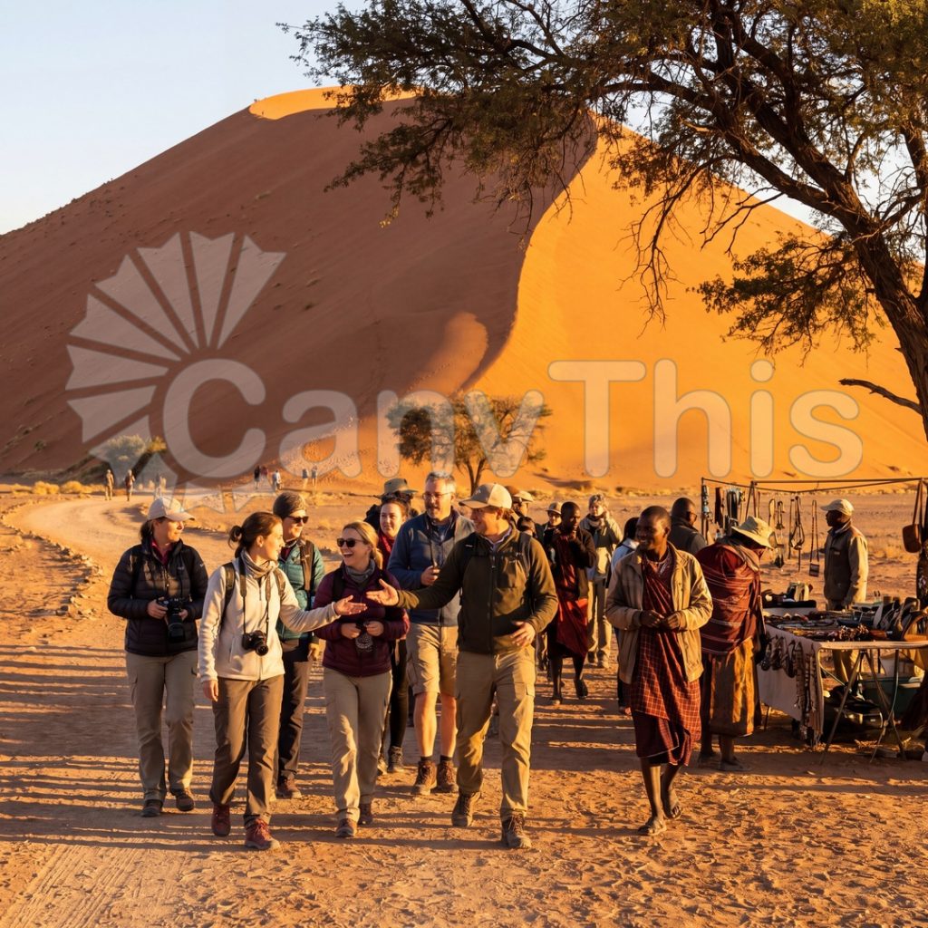 
									Sossusvlei Dune Walk — Silhouette Series
