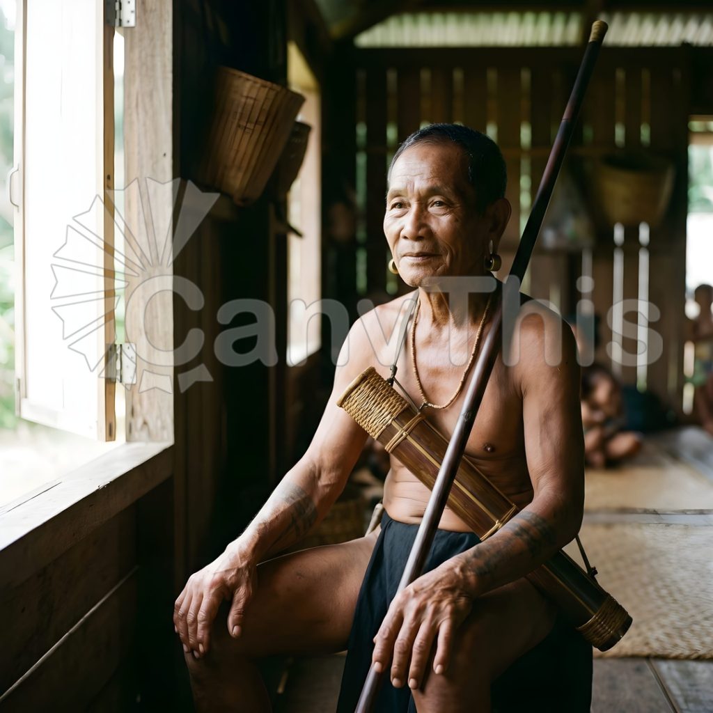 
									Penan Hunter — Sarawak Blowpipe