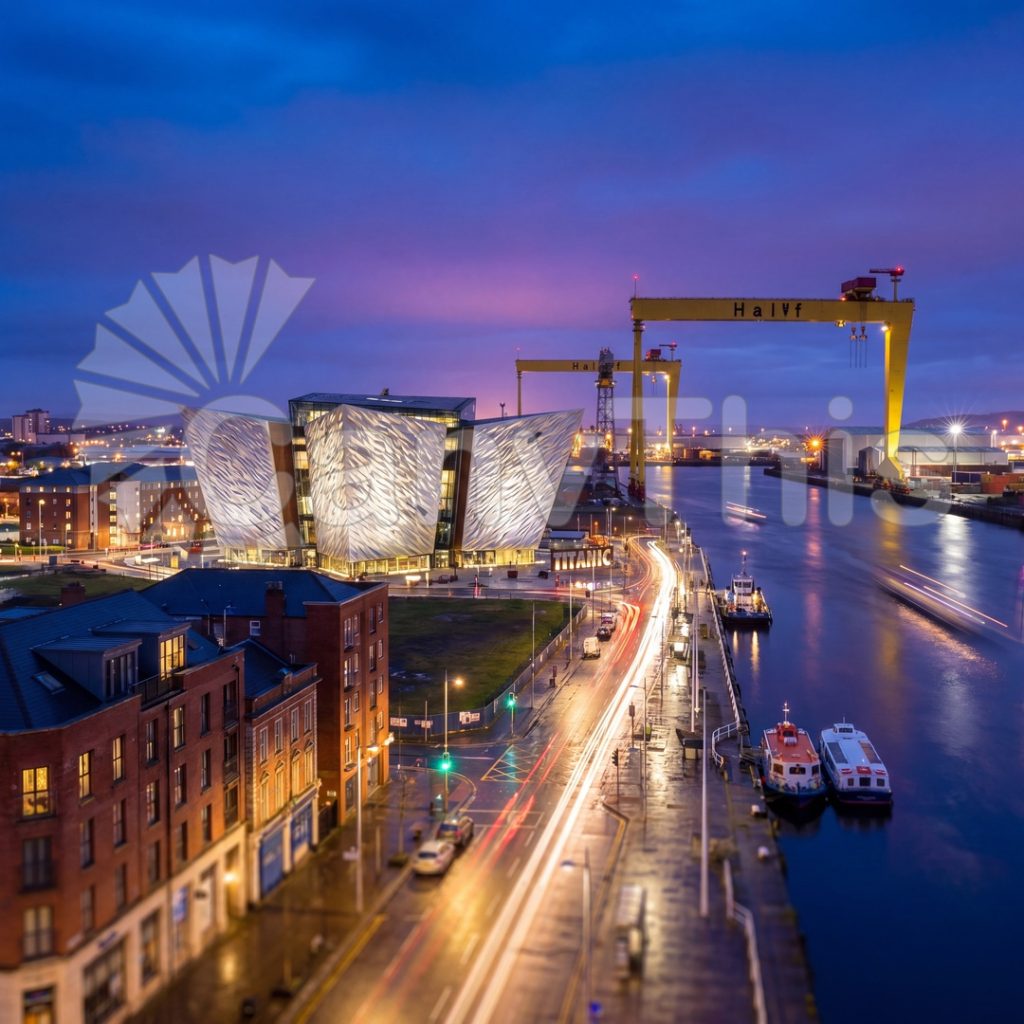 
									Belfast Titanic Quarter — Harland & Wolff Cranes