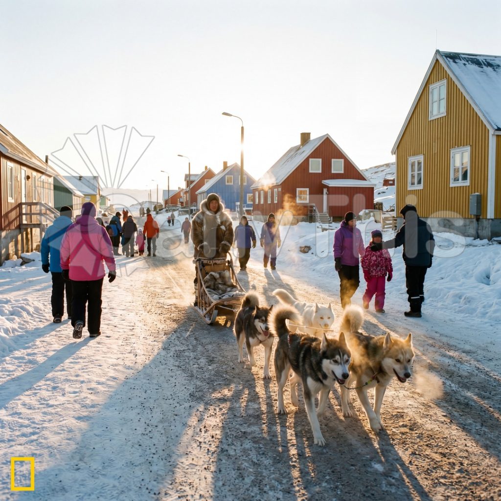 
									Greenland Dog Sled — Ilulissat Fjord