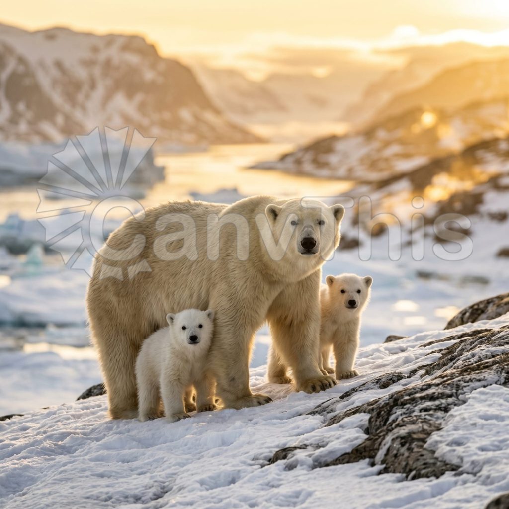 
									Polar Bear Mother and Cubs — Wapusk Emergence