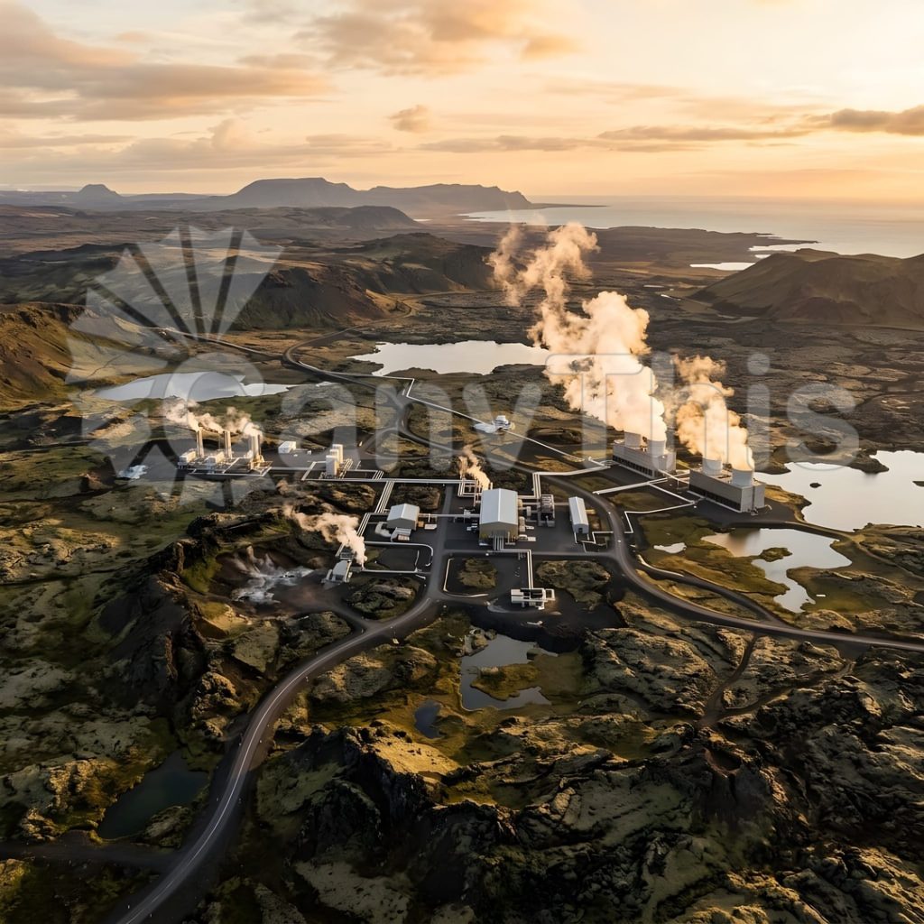 
									Iceland Geothermal Power — Reykjanes Steam Fields