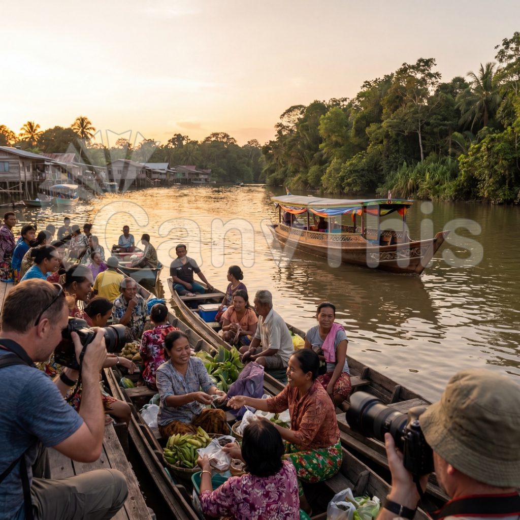 
									Kinabatangan River — Borneo Night Cruise